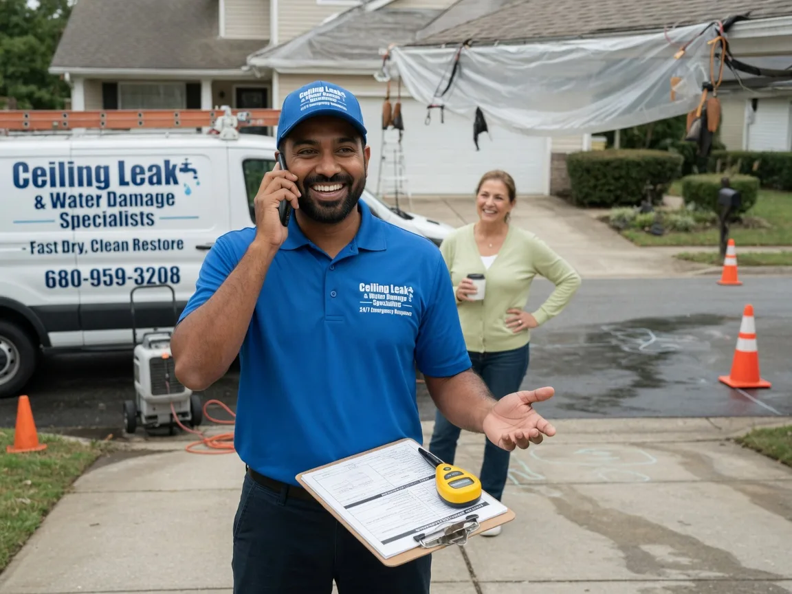 Ceiling Leak Cleanup Garfield, NM FAQs